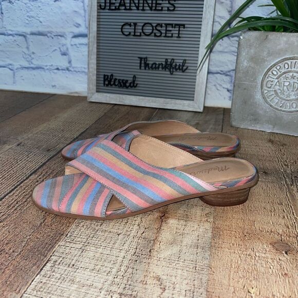 Madewell ruthie crisscross mule striped - Picture 3 of 10